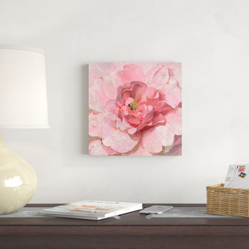 Pivoine métallique rougissante, H 12 po x l 12 po