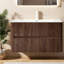 Meuble-lavabo moderne peu encombrant avec lavabo en céramique de qualité supérieure