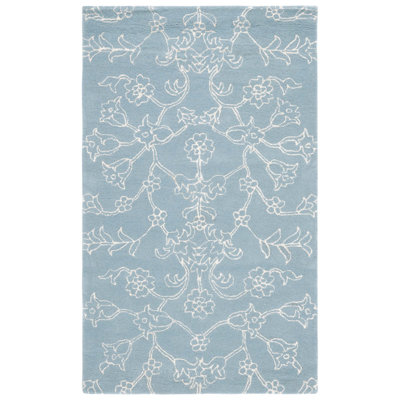 Fifth Avenue Hand Tufted New Zealand Wool Floral Rug