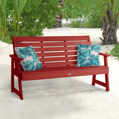 Middendorf Weather-Resistant HDPE Patio Bench
