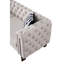 Canapé Chesterfield à accoudoirs roulés 84,25 po Subra-627281155