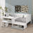 Wooden Twin Size Daybed With Built-In Shelves And Desk For Storage-1703914606