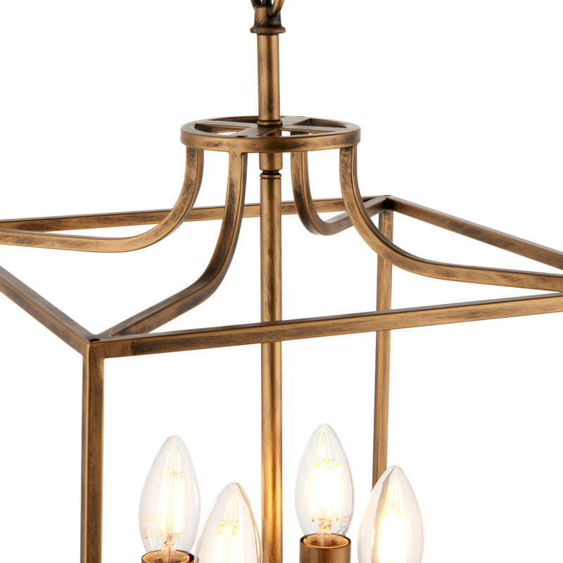 4 - Light Antique Brass Pendant