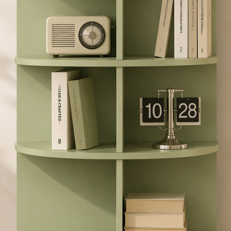Armoire à chaussures 360 rotative 360 couches 6 couches, 35.45"H x  55.18"W x  13.78"D, Green