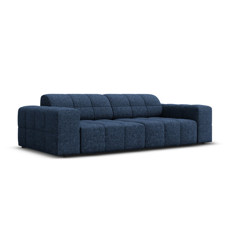 Chicago 4 Seater Sofa, Blue, 3