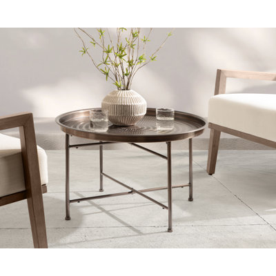 Mahdavi Round Metal Outdoor Coffee Table