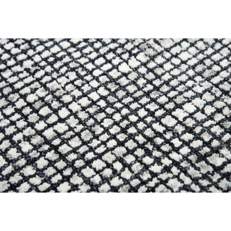 Tapis noir en laine touffeté à la main Zellmer, Rectangle 10 pi x 13 pi