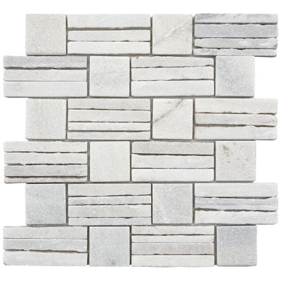 12" x 12" Quartzite Mosaic Wall Floor Use Tile