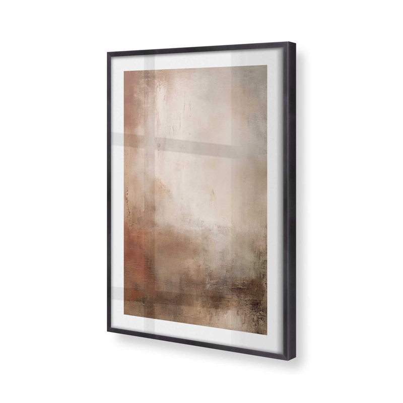 «Russet Mist D dépliant», H 14 po x l 11 po x P 1,25 po, Cadre photo en zinc patiné