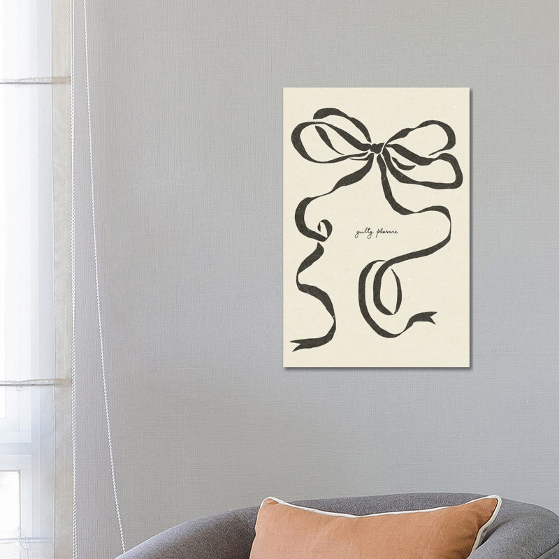 Bow I by NKTN - Wrapped Canvas Gallery-Wrapped Canvas Giclée, 66.04 cm H x 45.72 cm W