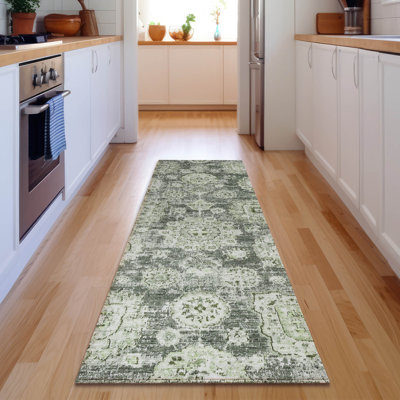 Premium Machine Washable Cerrito Aloe Rug