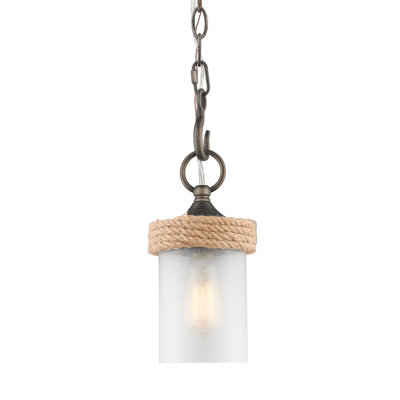 1 - Light Gunmetal Bronze Shaded Pendant