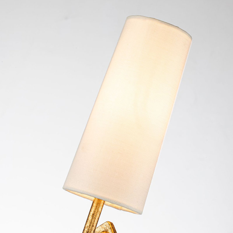 Star 1 Light Wallchiere, Gold Leaf