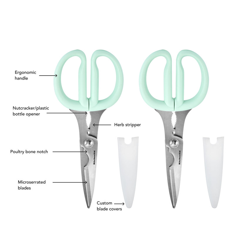KitchenAid Classic 2 Piece Multi-Purpose Shear, Turquoise
