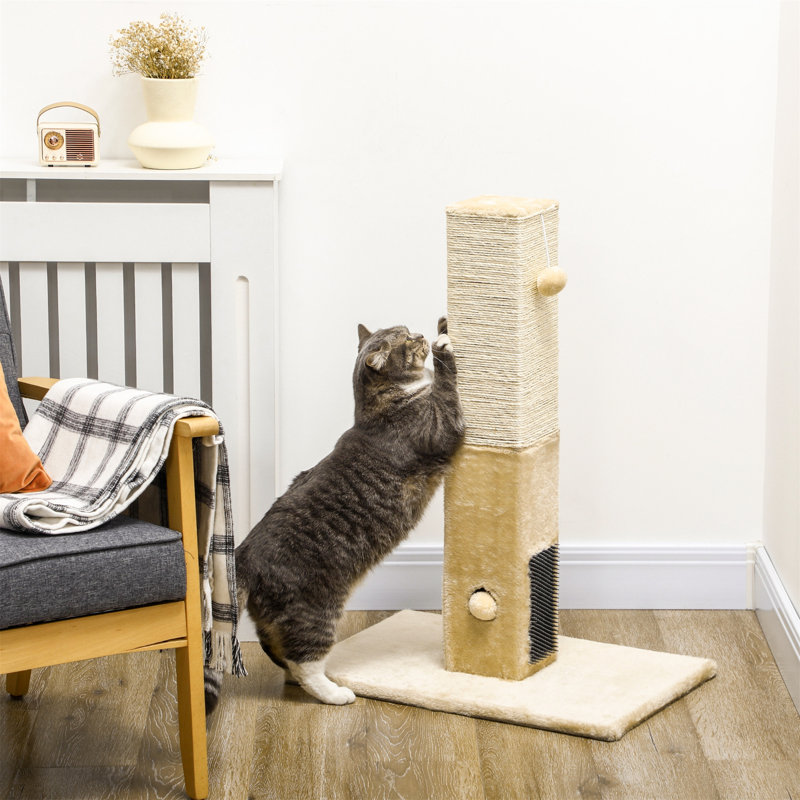 Latonya Scratching Post, Beige