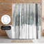 Rideau de douche abstrait amplifié par PI Creative Art