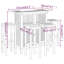 Riverdale 110cm Bar Set-984242018