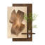 Peinture et lampe de plante hydroponique simple et abstraite-2027029393
