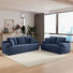 2 - Piece Living Room Set, 2-Seater Compression Loveseat&3-Seater Sofa