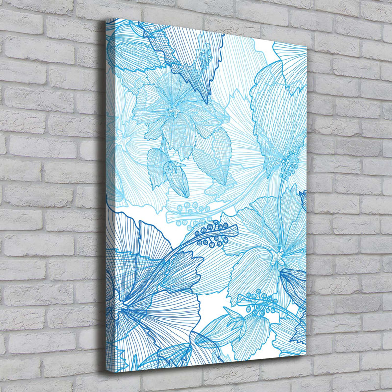 Hawaiian Flowers - Wrapped Canvas Print