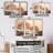 Muted Tone Maple Trees Collage - Tree Maple Wall Art Print Set-156173696-156173727