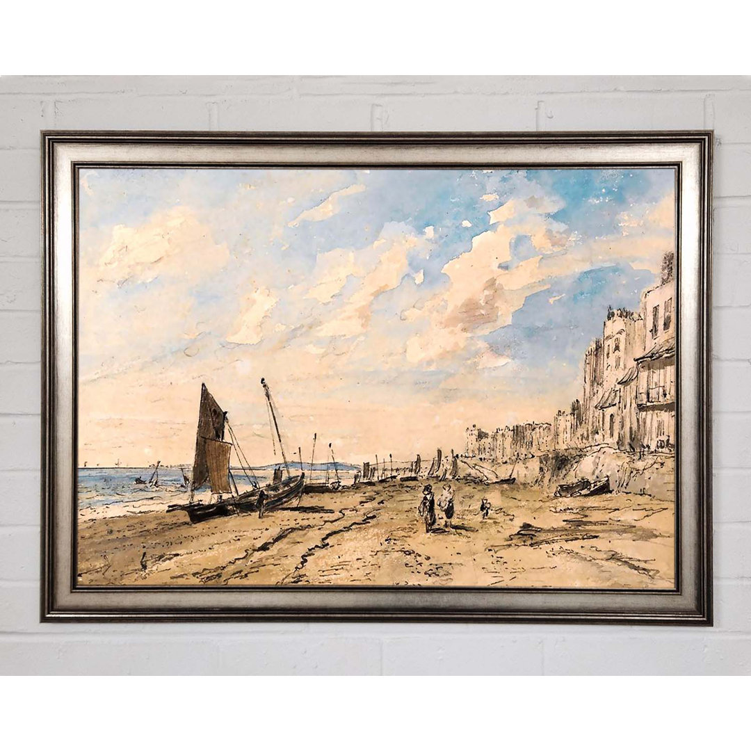 Gerahmtes Leinwandbild Constable Brighton Beach