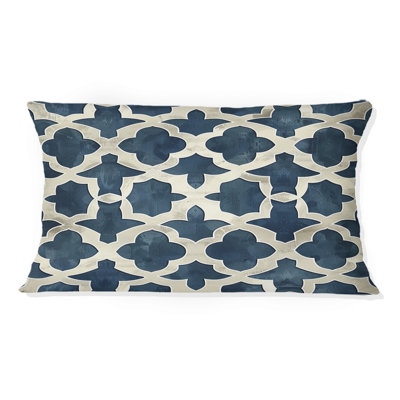 Blue Majestic Mirage - Coussin lombaire traditionnel
