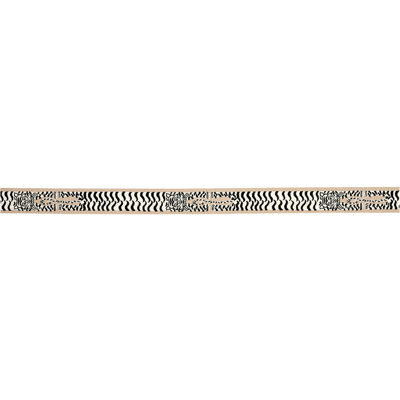 Garniture brodée Schumacher x Johnson Hartig Le Tigre