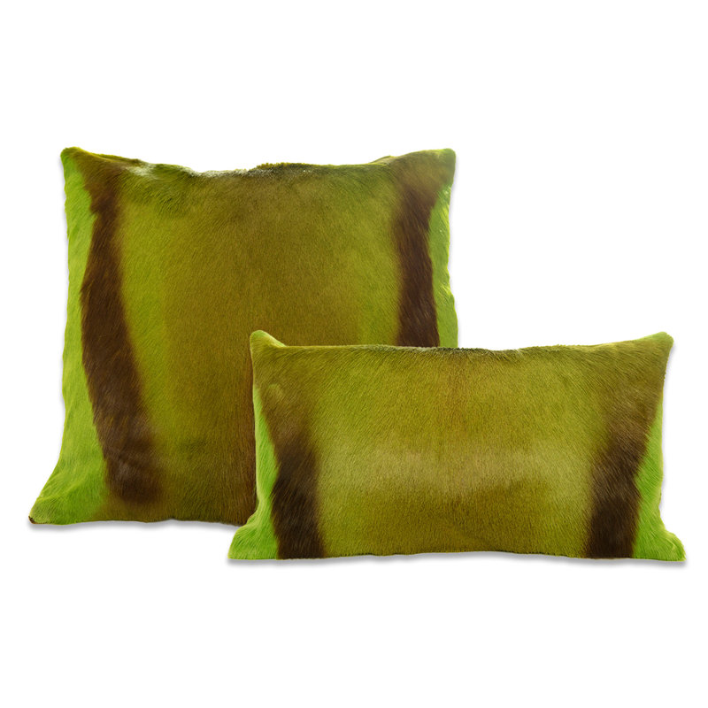 Springbok Accent Pillow by Outpost Original, Lime Green, 17" x 17"