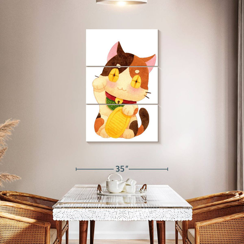 Chat chinois Brampt, H 45 po x l 28 po