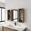 Armoire de salle de bain avec miroir et rangement