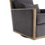 Fauteuil d'appoint pivotant en velours côtelé-768293672