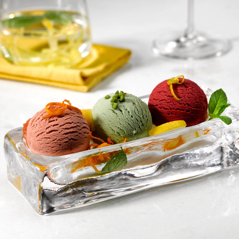 Ice Cube Rectangular Ice Cream Cup