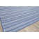 Nova Striped Area Rug in Blue