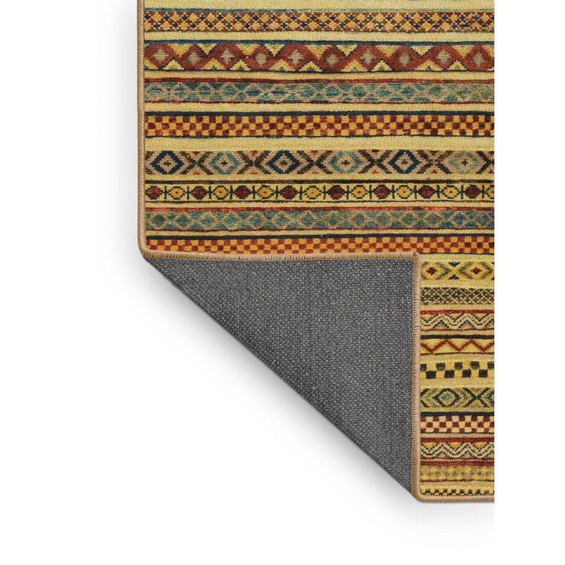 Abstract Indoor Rug, Rectangle 2' x 4'