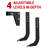 Scarificateur agricole robuste 18'' à attelage 3 points – Dent de sous-soleuse remplaçable – Couleur noire
