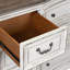 Commode 9 tiroirs Colchester avec façade concave