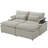Free-combined Sectional Convertible Sofa Bed Loveseat Sofa-1380552487