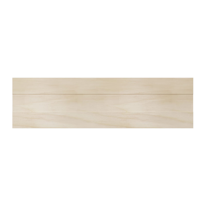 96" Natural Poplar Solid Wood Chair Rail Molding