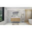 Base de meuble-lavabo simple 58,5 po mural seulement-58199413