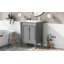 Meuble-lavabo simple autoportant avec plateau en résine 18,11 po Meit-380466761