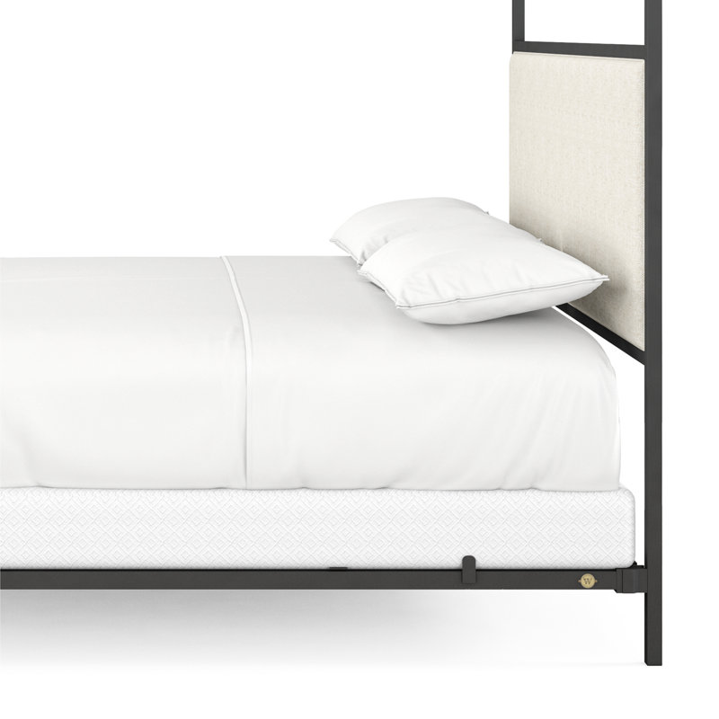 340 Modern Classic Canopy Bed | Complete Canopy, King, Gunmetal