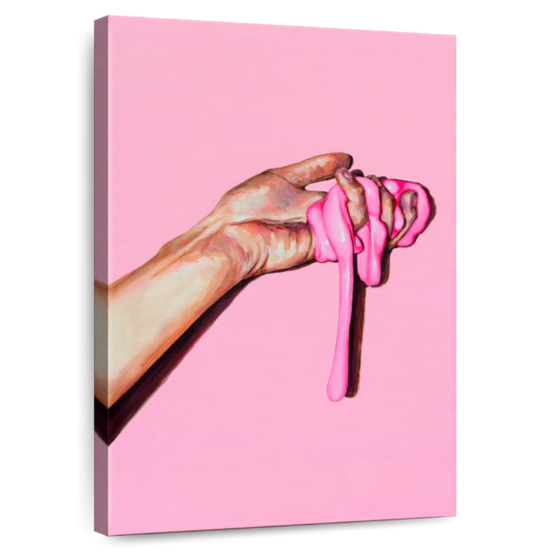 Leisha Pink Substance, 45" H x 30" W