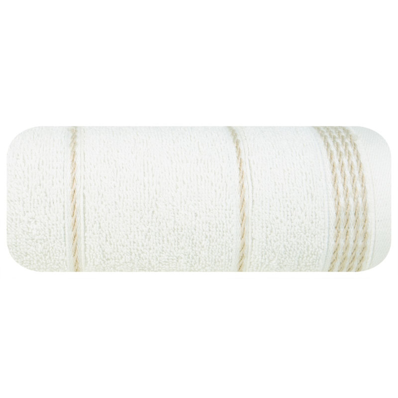 Homeira Midweight Jacquard Hand Towel, Cream