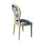 Blue Fowl & Fruit Jacquard Dining Chair