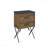 Almond 2-Drawer Nightstand