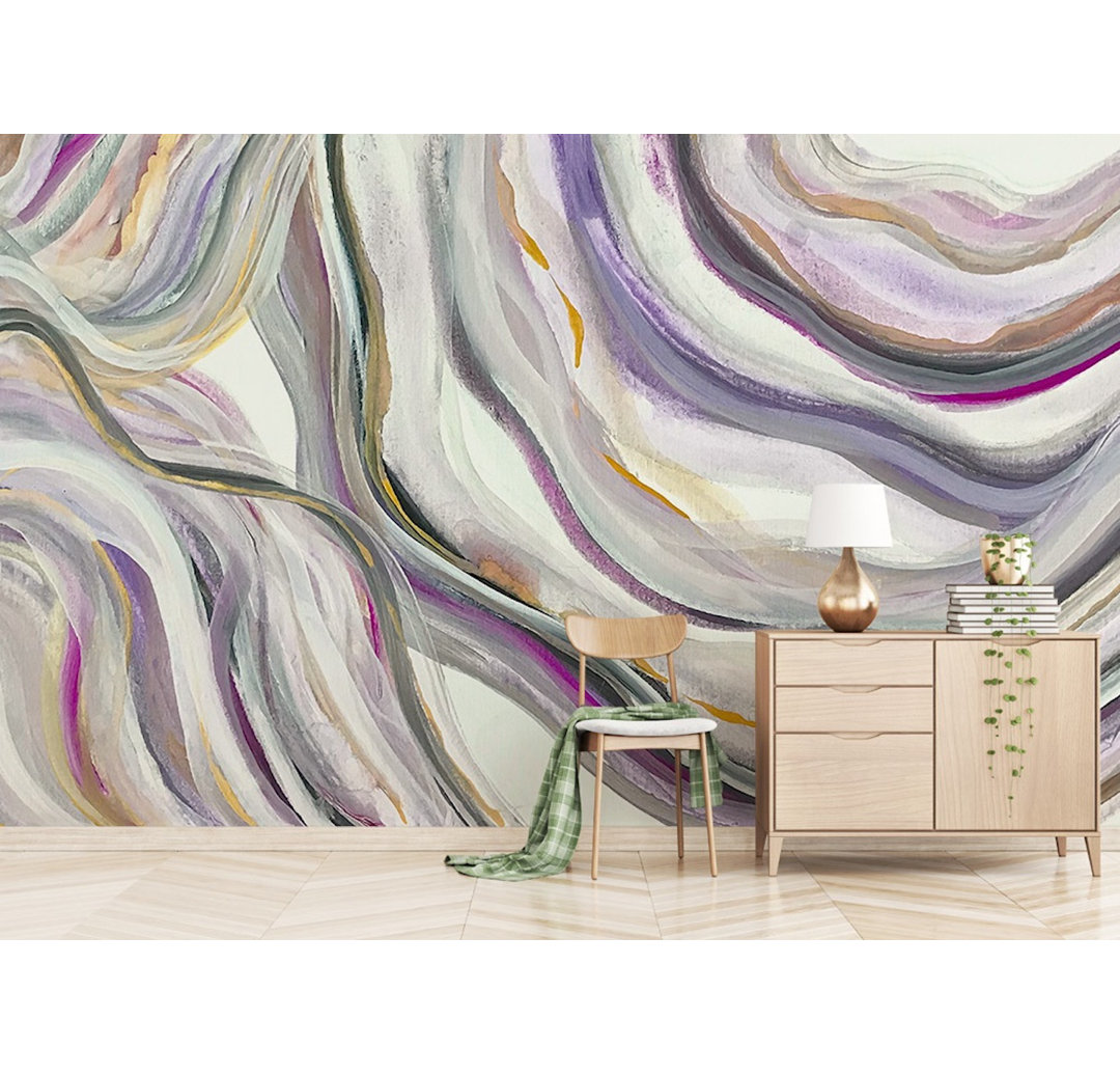 Peel & Stick Floral Wall Mural Wade Logan® 