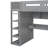 Loft Bed with Desk-2100043037-2100043036