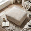Tabouret décoratif, repose-pieds moderne avec repose-pieds, repose-pieds rembourré, repose-pieds, repose-pieds, pièce modulaire simple pour canapé modulaire