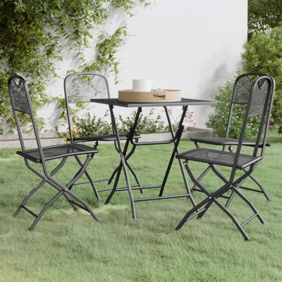 Analuisa 4 - Person Patio Dining Set Square Table